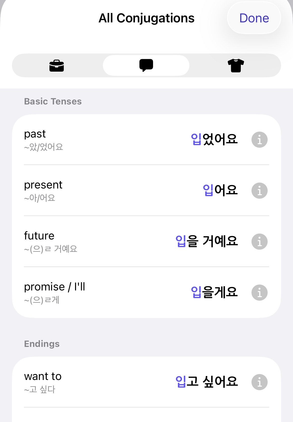 Conjugation
